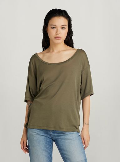 Back Seam Loose Top
